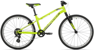 Rock Machine Thunder 24 2024 - horské kolo dětské 24" - Radioactive Yellow/Black/Dark Grey - vel. 12.5" (XXS)