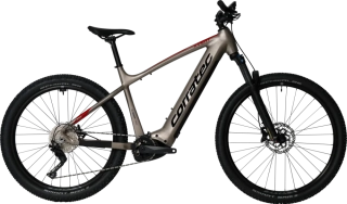 Corratec E-Power X-Vert Pro Gent 2024 - horské elektrokolo 29"/27,5"- 750 Wh (21 Ah)- červená/hnědá/šedá - vel. XL (22,5")