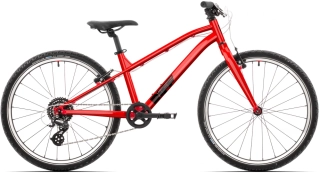 Rock Machine Riff Jr 24 2026 - horské kolo dětské 24" - Gloss Fire Red - vel. 13" (XS)