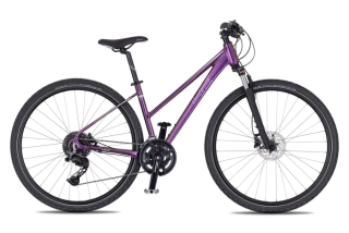 4Ever Pulse Disc 2026 - krosové kolo dámské 28" - Purple / Hologram - vel. 18,5" (M)