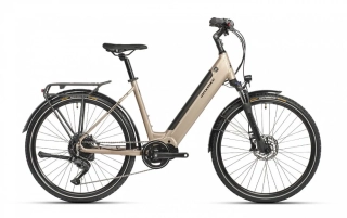 Maxbike Urbea 26 2026 - městské elektrokolo 26" - silver titan - uni size